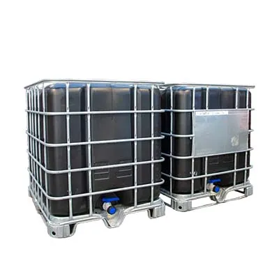 Cuve IBC 2 x 1000 litres - noir - palette acier ou plastique - renouvelé cuve-ibc-noir-jumelees-2x-1000L-remis-a-neuf-palette-acier-plastique-list-1.webp